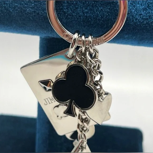 JIMMY CHOO Deck of Cards Bag Charm 6” - Picture 9 of 15